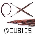 Cubics (кубические, коричневое дерево)