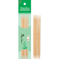 Спицы ChiaoGoo чулочные, светлый бамбук 2,25 мм 15 см