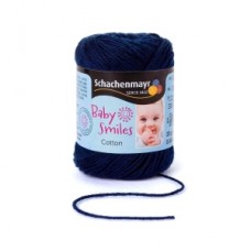 Cotton /Коттон/ пряжа Schachenmayr Baby Smiles, MEZ, 9807350 (01050, marine, морской (тёмно-синий))