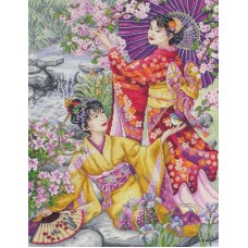 Набор для вышивания Maia Geishas 30*40см, MEZ, 5678000-01025