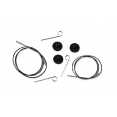 Тросик (заглушки 2шт, кабельный ключик) для съемных спиц, длина 76 (100)см, KnitPro, 10523