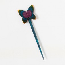 Застежка фибула, серия Flora - Бабочка, ламинированный бук, KnitPro, 20934