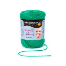 Cotton /Коттон/ пряжа Schachenmayr Baby Smiles, MEZ, 9807350 (01071, golfgrun, зеленый гольф)