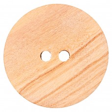 Пуговица с 2 отверстиями, размер 28мм, дерево, коричневый, Union Knopf by Prym, U0042134028001601-20