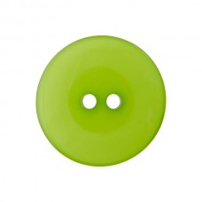 Пуговица с 2 отверстиями, размер 20мм, пластик, зеленый, Union Knopf by Prym, 0453880020002601