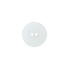 Пуговица с 2 отверстиями, размер 18мм, пластик, белый, Union Knopf by Prym, 0453880018001201