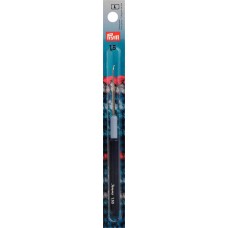 Крючок д/пряжи стальной, с защитным колпачком и цветной пластиковой ручкой, 1,5мм 175319