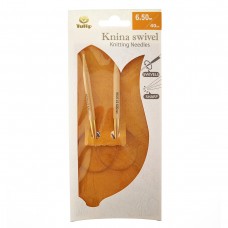 Спицы круговые Knina Swivel 6,5мм/40см, бамбук, натуральный, Tulip, KS-400650