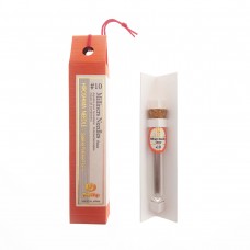 Иглы ручные шляпные Straw, размер 0,46*40,5мм (N 10), сталь, 6шт в упаковке, Tulip, THN-081e