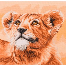 Набор для вышивания Maia Lion Cub - Little Princess 30*30см, MEZ Венгрия, 5678000-05046