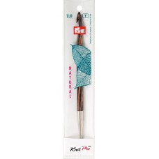 *  Крючок для вязания тунисский, съемный NATURAL 7мм/15см, Prym, 223708