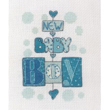 *  Набор для вышивания Anchor New Baby Boy 11*8см, MEZ, PCE753