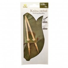 Спицы круговые Knina Swivel 5,5мм/60см, бамбук, натуральный, Tulip, KS-600550