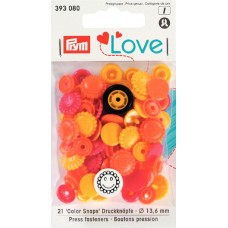 393080 Серия Prym Love - Кнопки Color Snaps, цветок 13,6мм, Prym