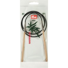 Спицы круговые Bamboo с гибкой фиолетовой леской 5,5мм/80см, Prym, 221509
