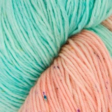 Terra /Терра/ пряжа KnitPro (75% шерсть мериноса Superwash, 25% нейлон), 100г/380м (VR2018, Bonnie Blooms (Бонни Блумс), бежевый/бирюзовый, New!)
