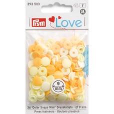 Серия Prym Love - Набор кнопок Color Snaps Mini, диаметр 9мм, Prym, 393503