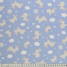 C131037 Ткань MEZfabrics Bunny & Cloud, ширина 144-146см,  MEZ (03001, New!)