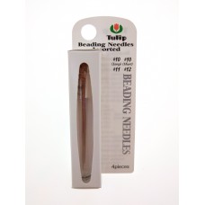 TBN-013e Набор игл ручных для бисера, с золотым ушком, Tulip