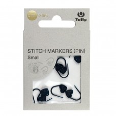 Маркер для вязания amicolle, сердце, размер 17*9мм, пластик, темно-синий, Tulip, AC-083e