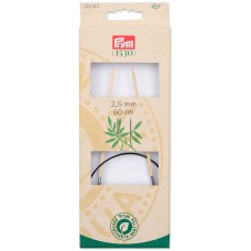 Серия Prym 1530 - Спицы круговые 2,5мм/60см, бамбук, натуральный, Prym, 222513