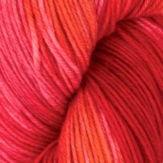 Terra /Терра/ пряжа KnitPro (75% шерсть мериноса Superwash, 25% нейлон), 100г/380м (VR2021, berry bowl (ягодная чаша), красный/розовый, New!)