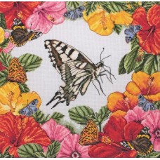 Набор для вышивания Maia Spring Butterflies 30*30см, MEZ, 5678000-01225