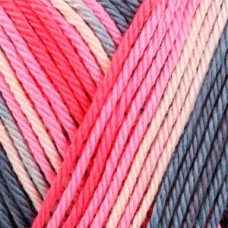 Catania Color /Катания Колор/ пряжа Schachenmayr original, MEZ, 9801780 (00235, anemone color (цвет анемона), бежевый/красный/розовый/серый, ОЖИДАЕМ)