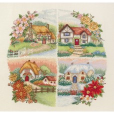 Набор для вышивания Anchor Seasonal Cottages 30*30см, MEZ, PCE750