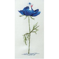 Набор для вышивания Голубой цветок 35*16см, Acufactum Ute Menze, 2585