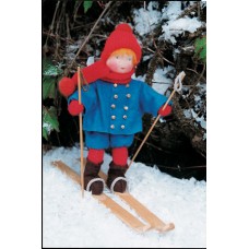 A15500 Набор для шитья вальдорфской куклы Маленький лыжник, De Witte Engel, Нидерланды