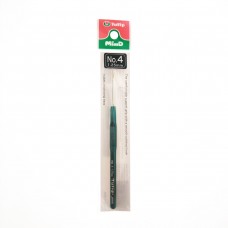 Крючок для вязания с ручкой MinD 1,25мм, сталь/пластик, золотистый/зеленый, Tulip, TA-0010e