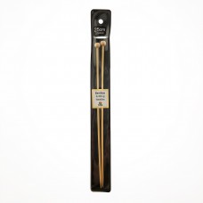 Спицы прямые Bamboo 3,5мм/25см, бамбук, натуральный, 2шт в упаковке, Tulip, KNS100350