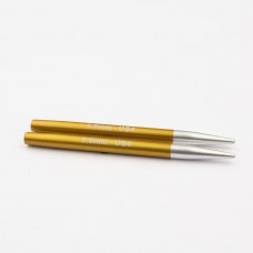 Спицы съемные мини Zing 3,5мм/5см, алюминий, хризолитовый, 2шт в упаковке, KnitPro, 47543