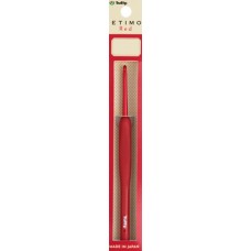 Крючок для вязания с ручкой ETIMO Red 5мм, алюминий/пластик, красный, Tulip, TED-080e