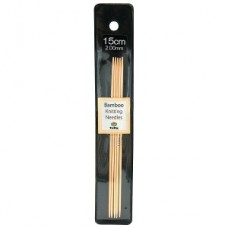 Спицы чулочные Bamboo 2мм/15см, Tulip, KND060200