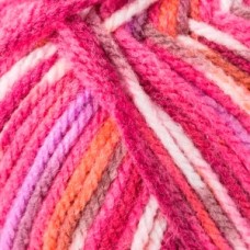 Bravo Color /Браво Колор/ пряжа Schachenmayr Originals, MEZ, 9801421 (02082, esprit jacquard, розовый\фиолетовый\оранжевый\бежевый)