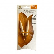 Спицы круговые укороченные Knina Swivel 12мм/40см, бамбук, натуральный, Tulip, KS-401200