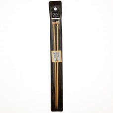 Спицы прямые Bamboo 3,75мм/25см, бамбук, натуральный, 2шт в упаковке, Tulip, KNS100375
