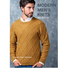 Книга Rowan Modern Mens Knits, дизайнер Jen Geigley, 11 моделей, 978-1-9162445-4-2