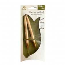 Спицы круговые Knina Swivel 10мм/60см, бамбук, натуральный, Tulip, KS-601000