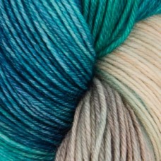 Terra /Терра/ пряжа KnitPro (75% шерсть мериноса Superwash, 25% нейлон), 100г/380м (VR2014, sandy sea (песчаное море), бежевый/зеленый/серый/синий, New!)