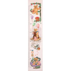 PCE962 Набор для вышивания Anchor Teddy Height Chart 78*14см, MEZ, Венгрия