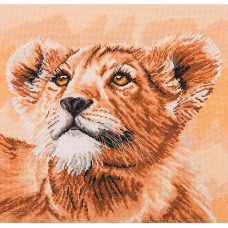 Набор для вышивания Maia Lion Cub - Little Princess 30*30см, MEZ Венгрия, 5678000-05046