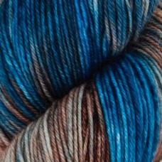 Terra /Терра/ пряжа KnitPro (75% шерсть мериноса Superwash, 25% нейлон), 100г/380м (VR2012, сabin in the woods (хижина в лесу), коричневый/серый/синий, New!)