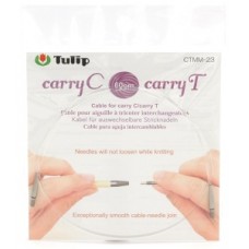 Тросик для съемных спиц carryC и тунисских крючков carryT, длина 60см, Tulip, CTMM-23