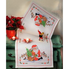 Набор для вышивания Anchor: салфетка-дорожка Santa Claus, MEZ Венгрия, 9240000-02507