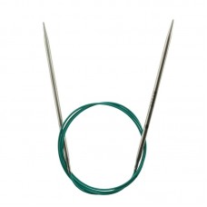 Спицы круговые Mindful 4мм/100см, нержавеющая сталь, серебристый, KnitPro, 36119