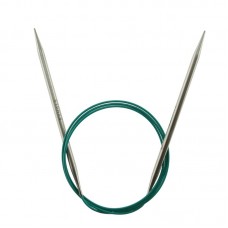 Спицы круговые Mindful 5мм/100см, нержавеющая сталь, серебристый, KnitPro, 36121