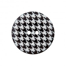 Пуговица с 2 отверстиями, размер 18мм, пластик, черный, Union Knopf by Prym, 0453374018008001